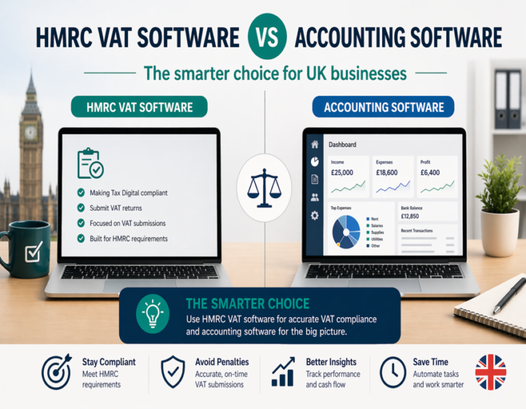 HMRC VAT software vs; accounting software